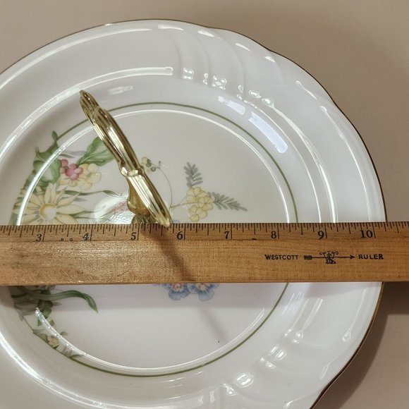 Royal Albert Center Handle Serving Plate 10.5" bone china tidbit 1987 read below - Picture 10 of 12